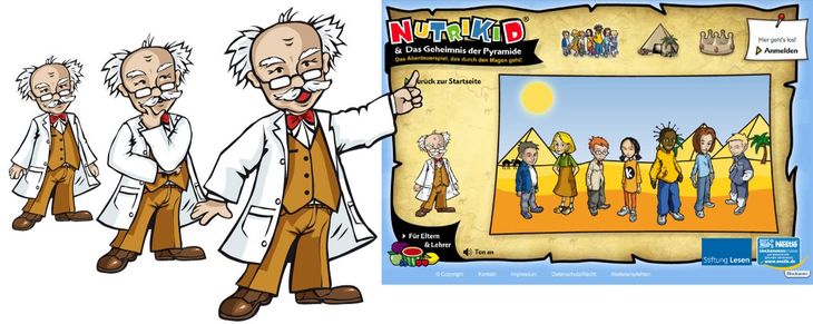 Charakterdesign, Illustration, Fifur, Arzt, Doktor, Ernährung, Gesundheit, Kinder, Jugendliche, online-Spiel
