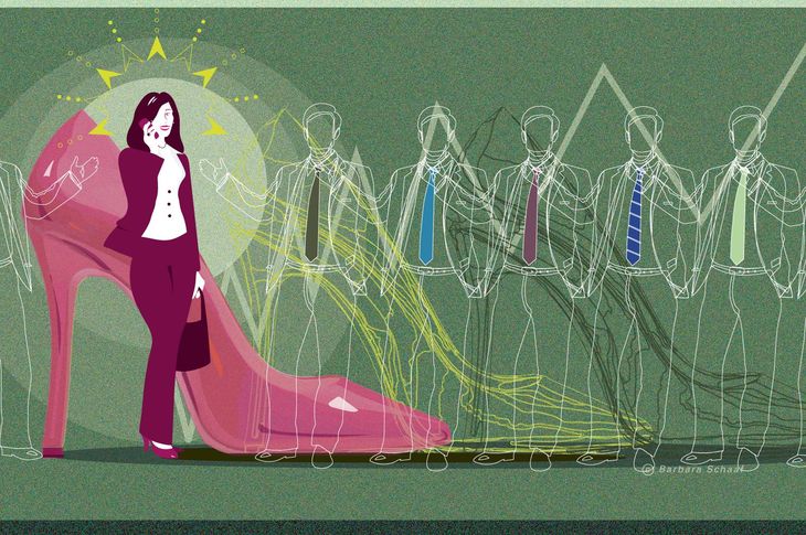 Business, equality, Gleichberechtigung, Feminismus, woman, Damenschuh, Wirtschaft, ErfolgsbilanzQuotenfrau