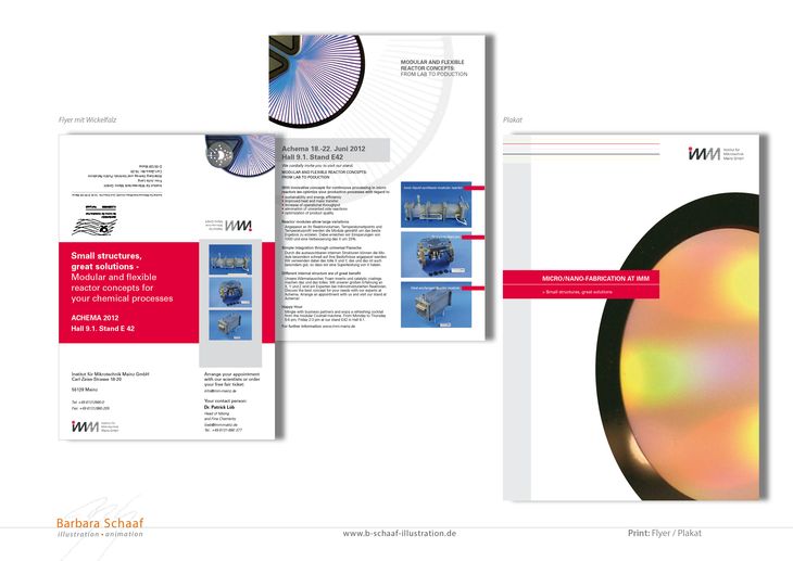 Flyer, Grafikdesign, Plakat, Messtechnik, Messe