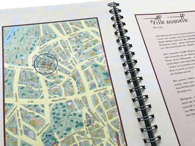 , Lageplan, Stadtplan, Strassen, Frankfurt, Bauprojekt, Illustrationen, Infografik, Architektur